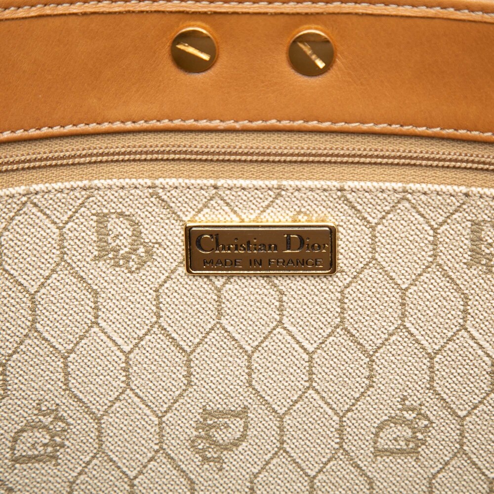Pre-Loved Dior Honeycomb Coated Canvas Shoulder Bag - Picture 5 of 6